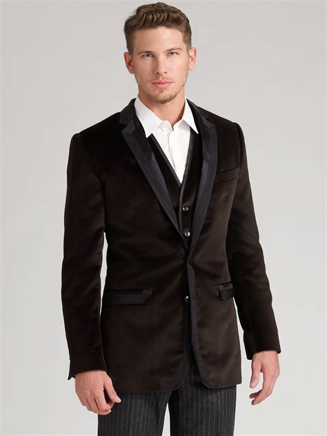 dolce gabbana velvet blazer|dolce gabbana blazer men.